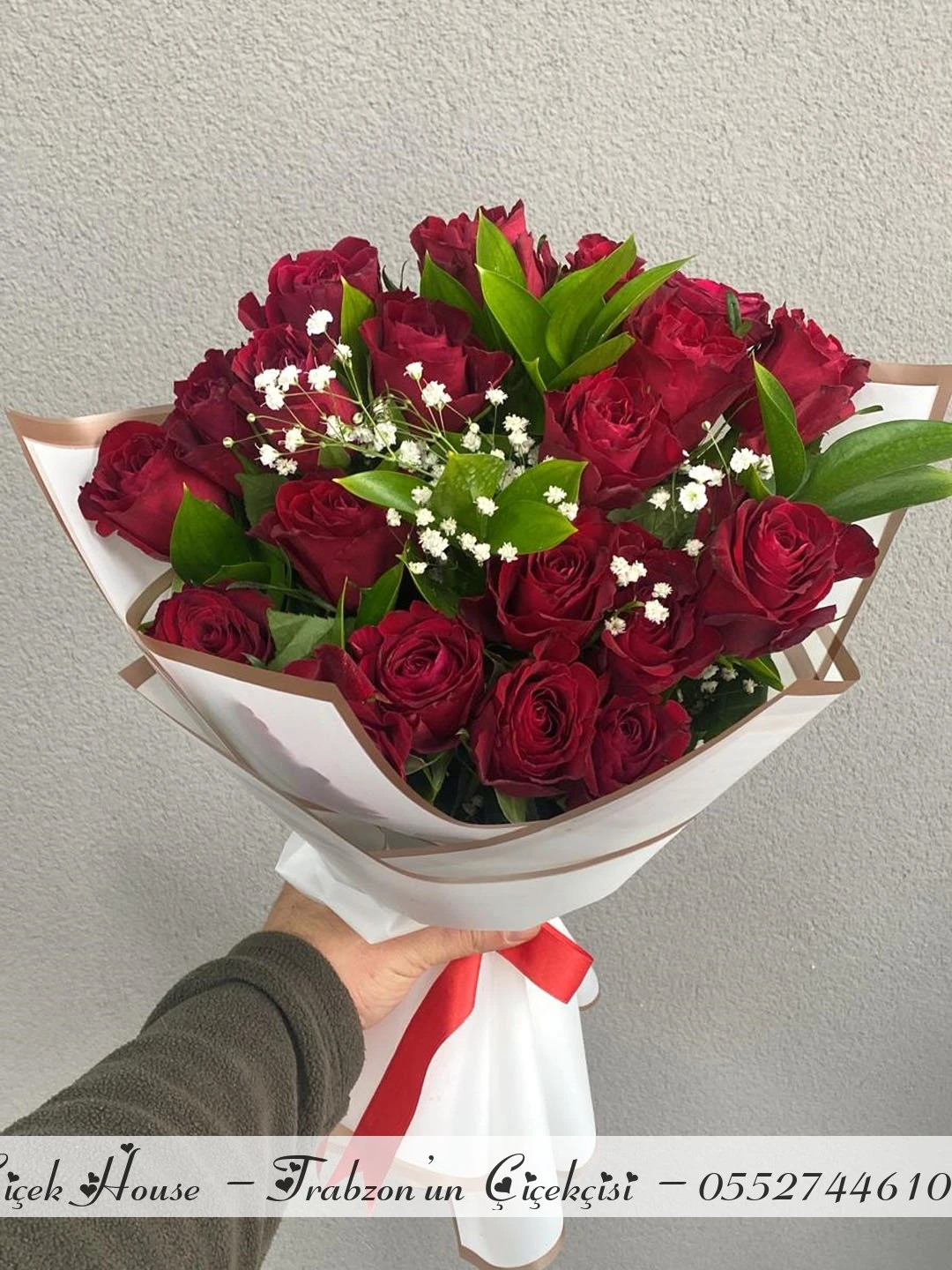 21li Kırmızı Gül Buketi