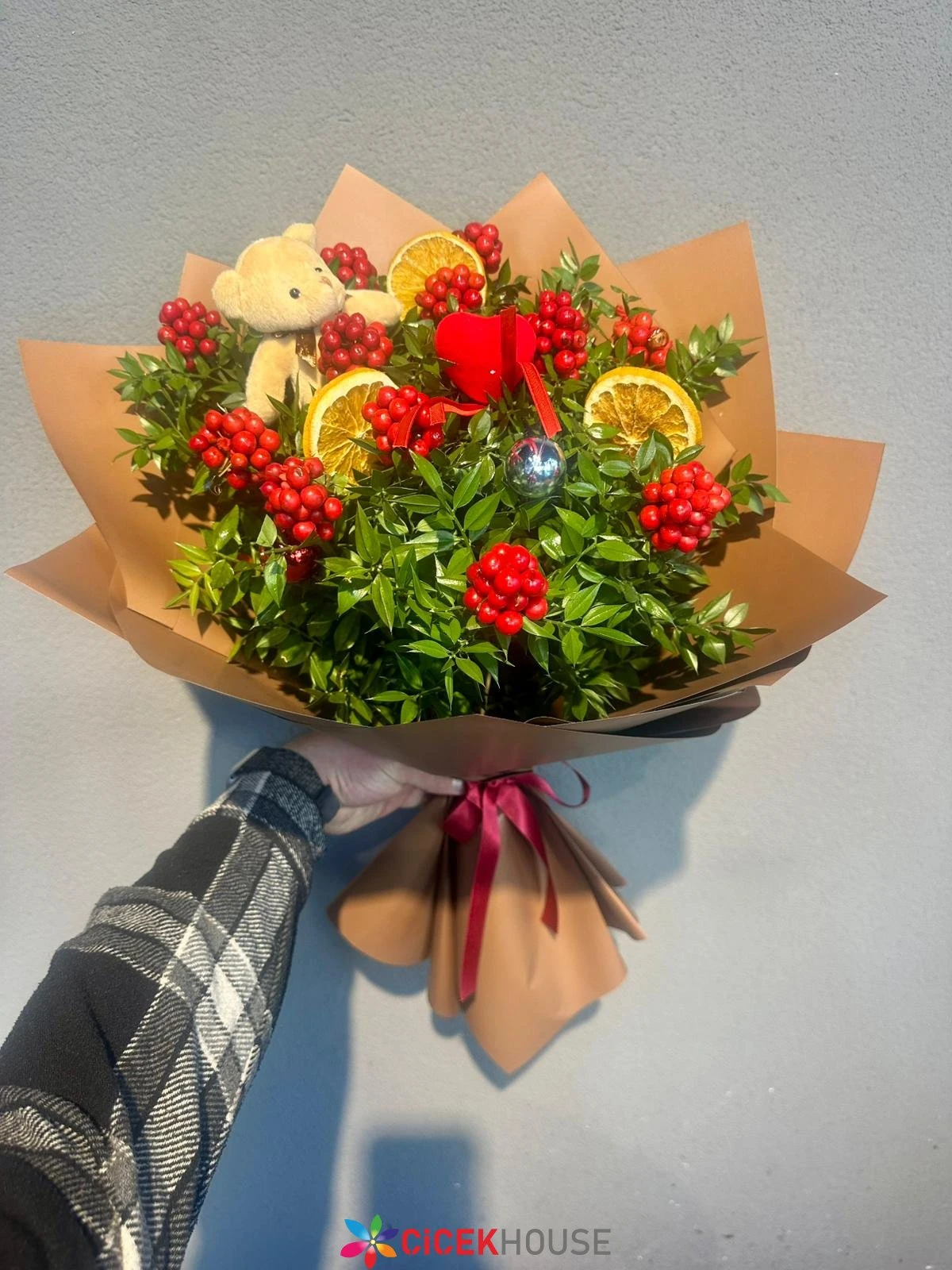 Ayıcıklı Kokina Buketi