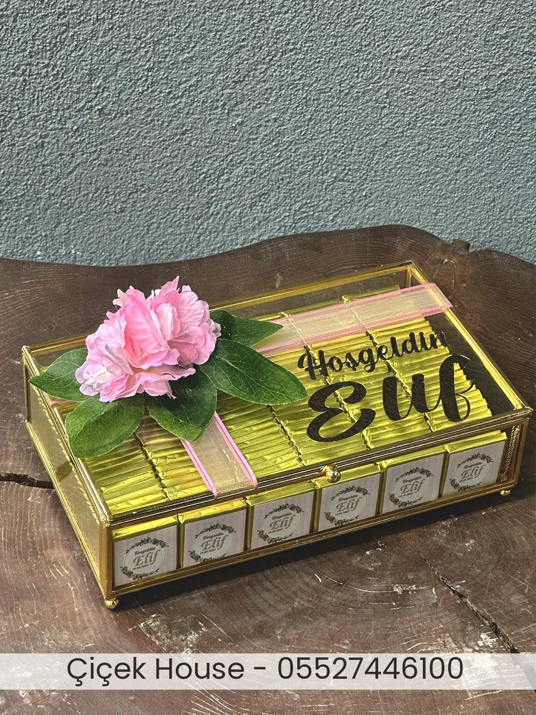 Gold Cam Kutuda Çikolata