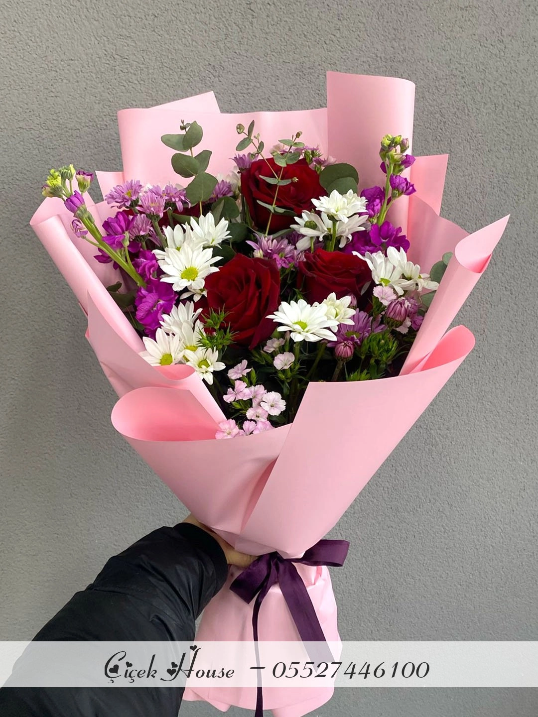 Güllü Papatyalı Buket