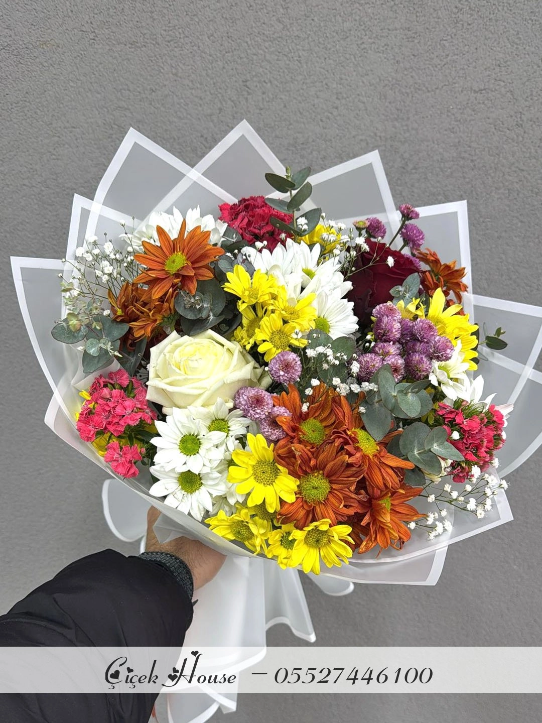 Karışık Papatya Buketi