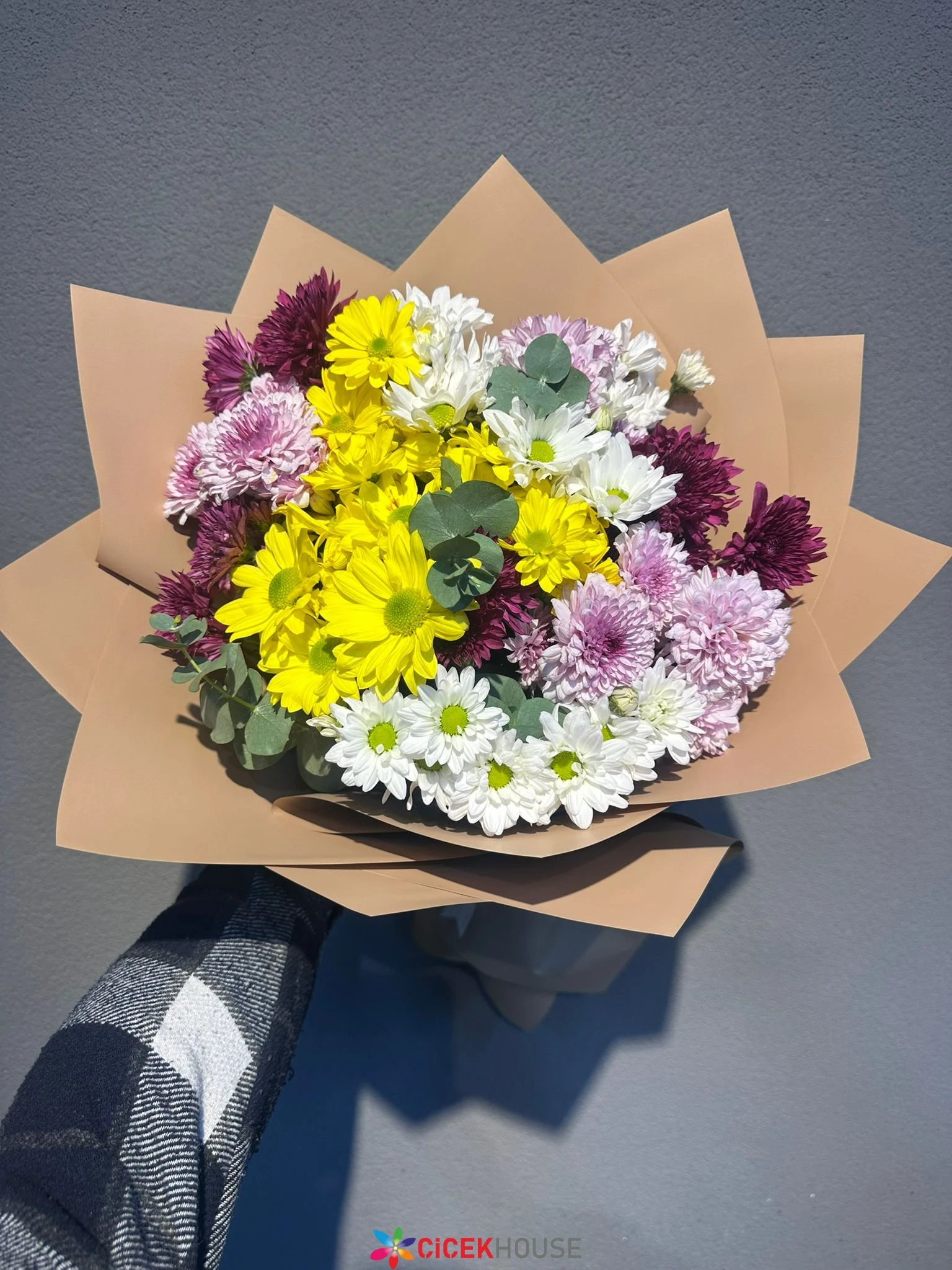 Rengarenk Papatya Buketi