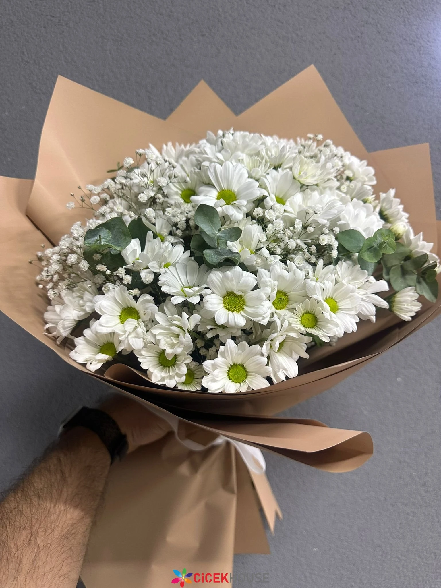 Şık Papatya Buketi