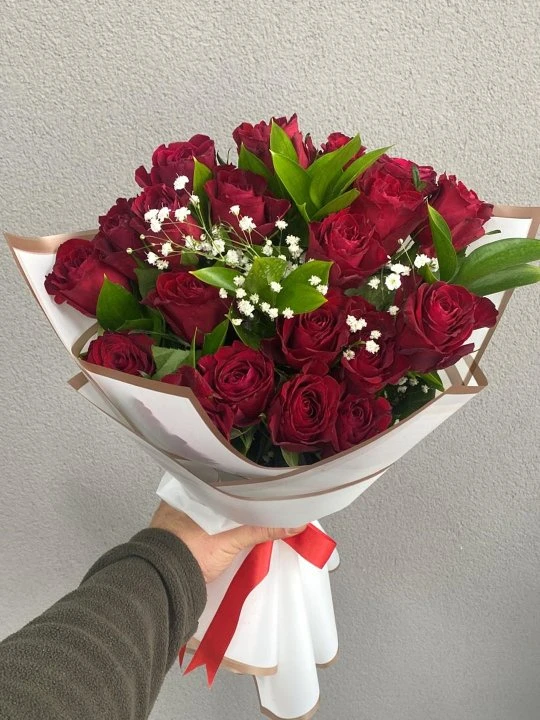 21li Kırmızı Gül Buketi