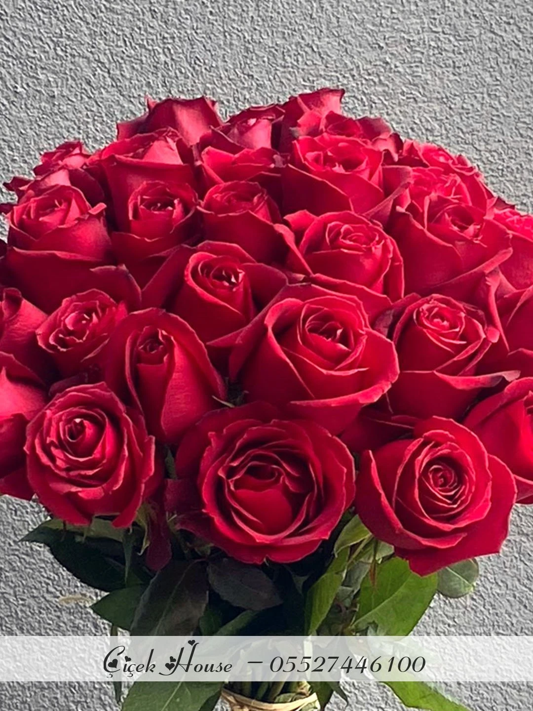 41 li Kırmızı Gül Buketi Vip