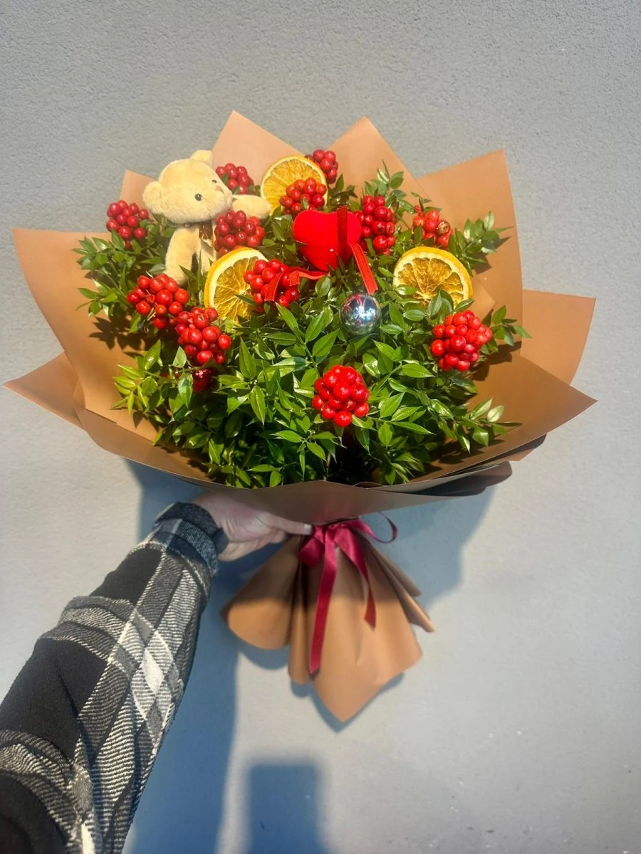 Ayıcıklı Kokina Buketi