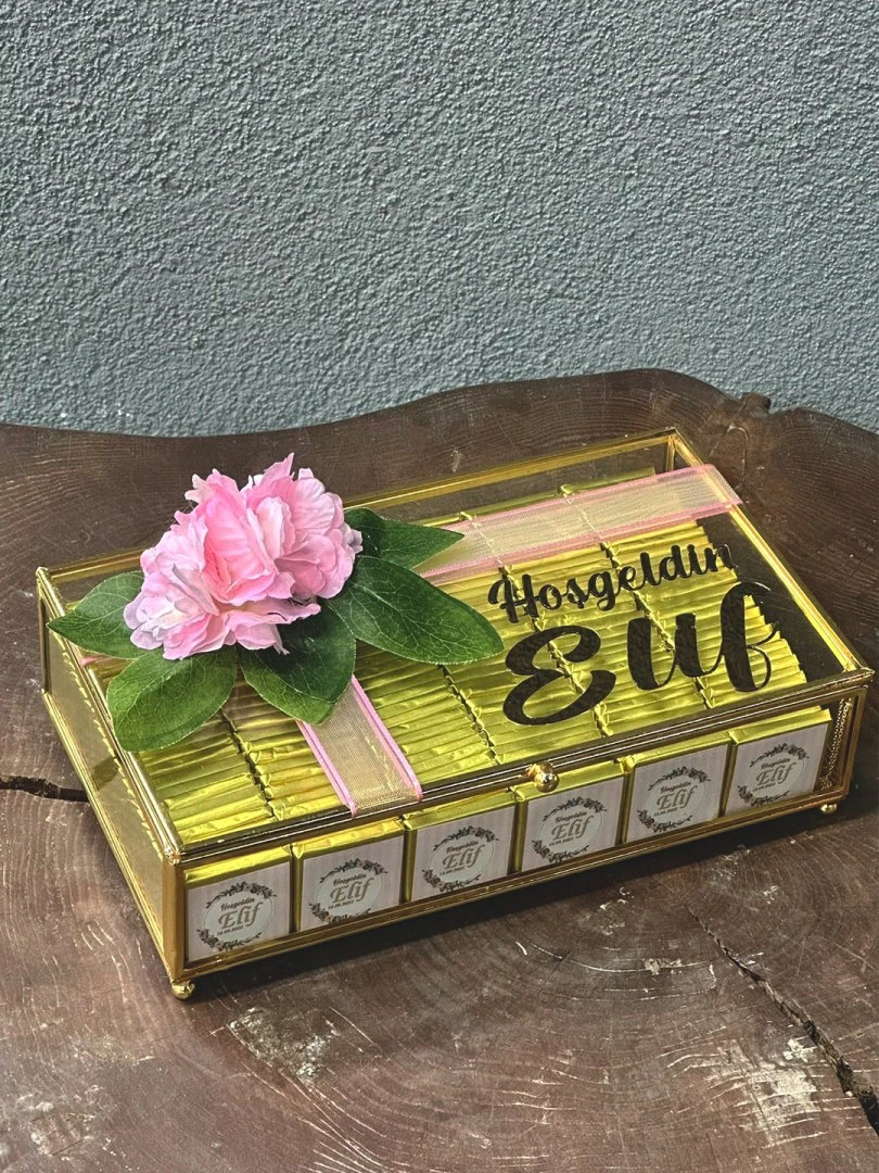 Gold Cam Kutuda Çikolata