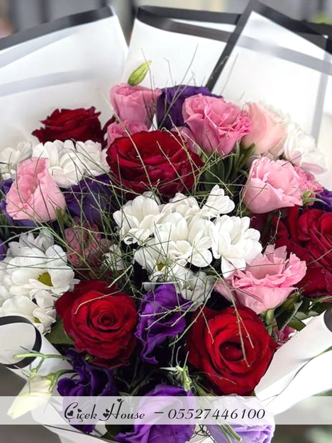 Güllü Lisyantus Buketi