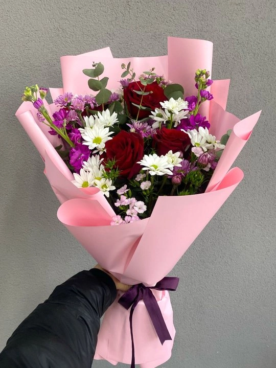 Güllü Papatyalı Buket