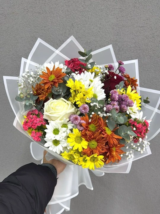 Karışık Papatya Buketi