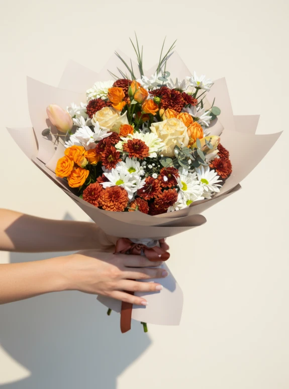 Krem Kağıtta Turuncunun Tonları