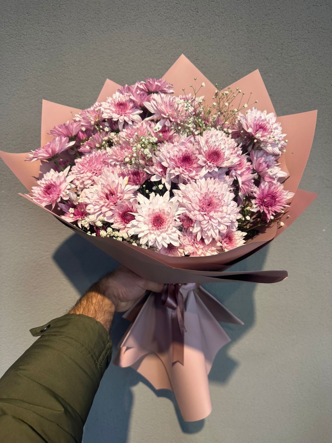 Pembe Kasımpatı Buketi