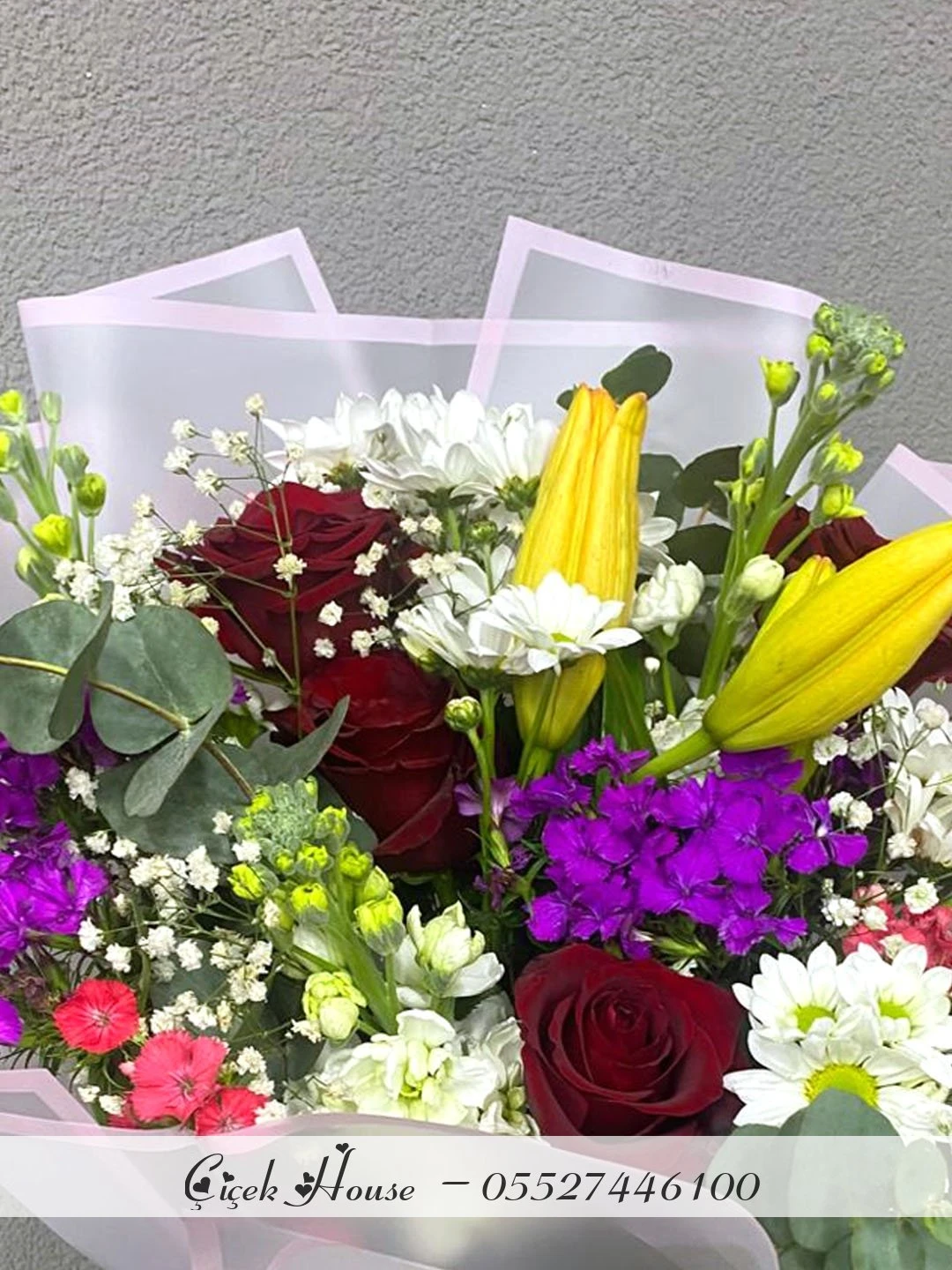 Renkli Çiçekler Buketi