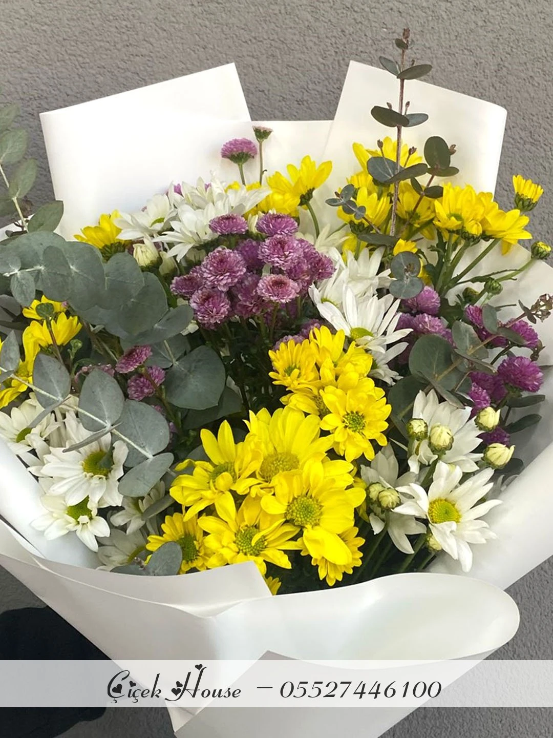 Renkli Papatya Buketi