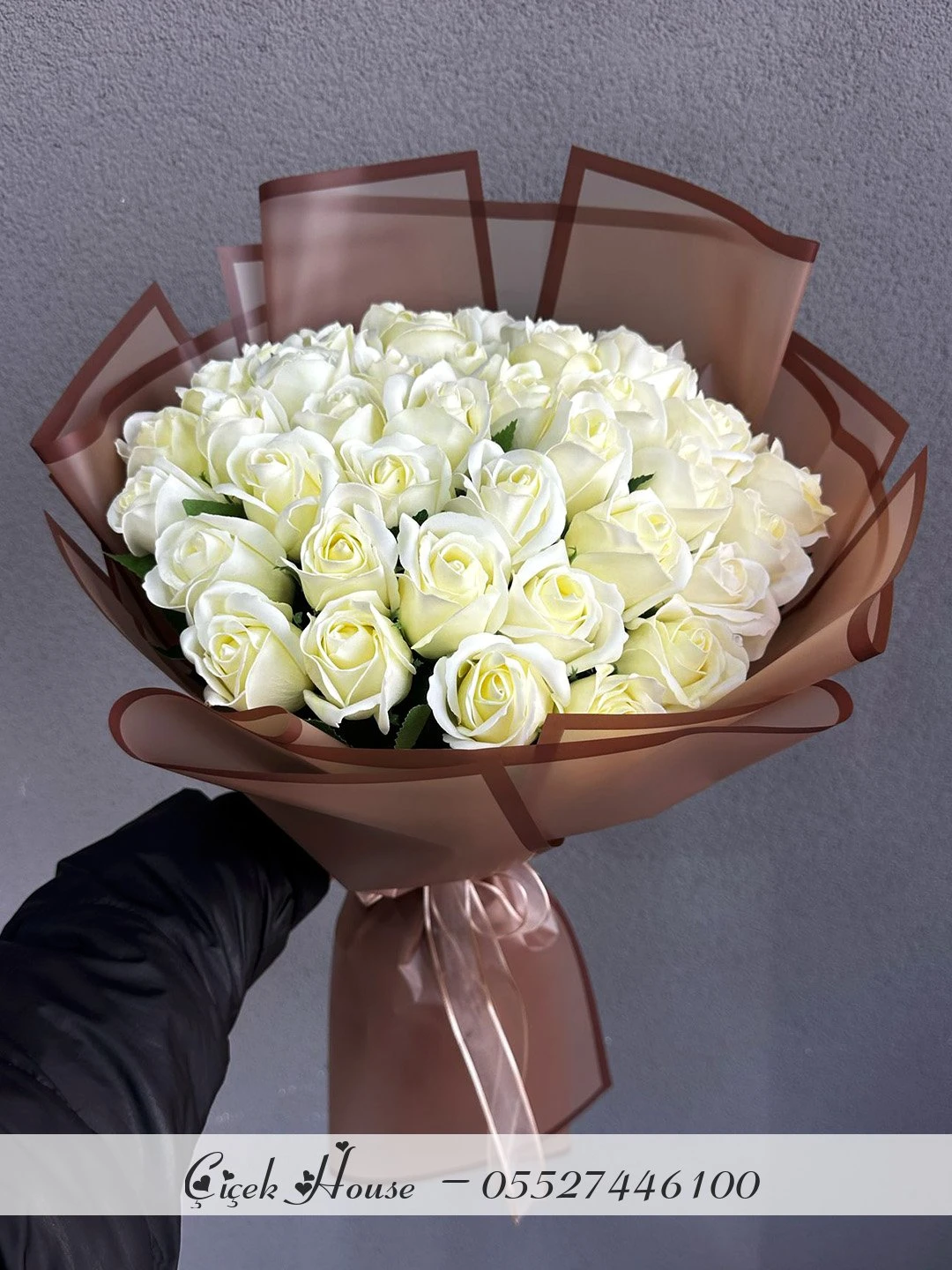 Yapay Islak Gül Buketi